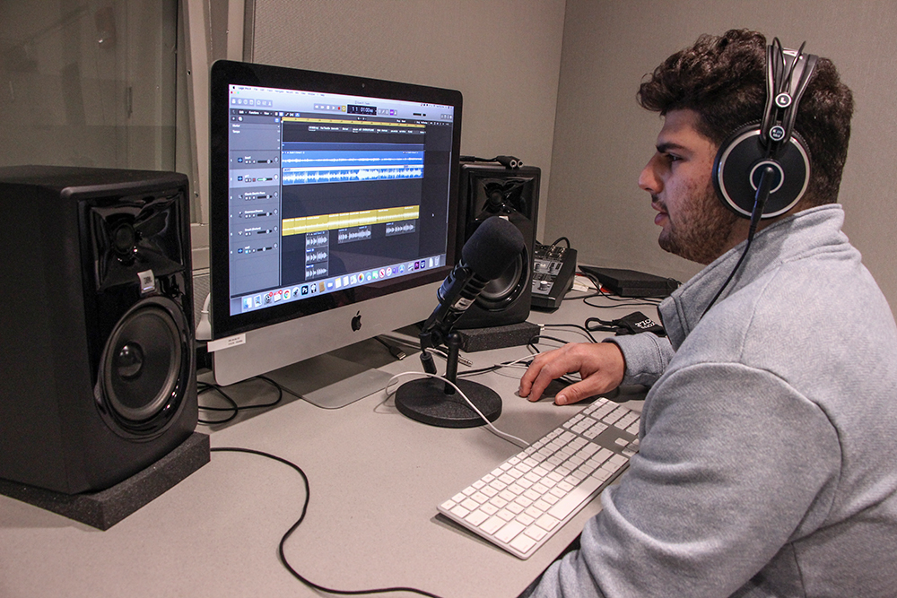 SCMA podcast studio