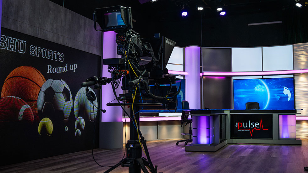 Studio with camera equipment