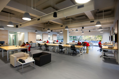 Studio space in the IDEA Lab