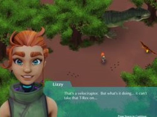 Screenshot of Stardust Mystery: Raptor Adventure video game