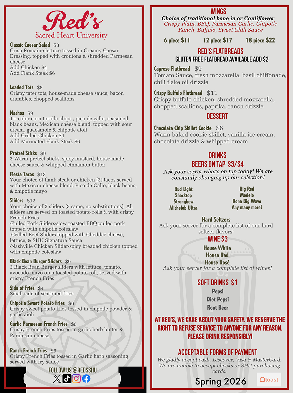 Information to follow