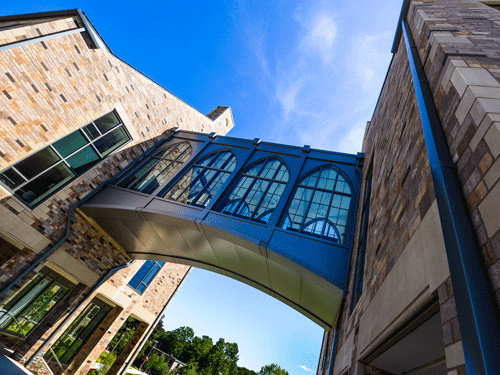 Walkway in Frassati Hall