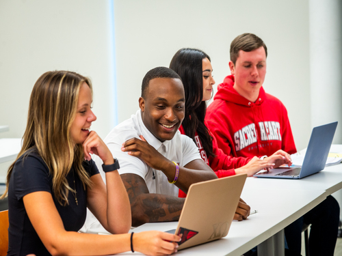 Students in class