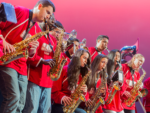 Performing arts students