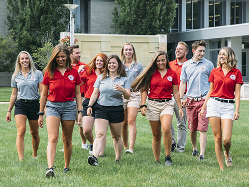 Students in Group Tour