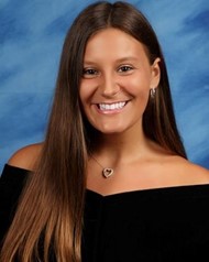 Angela Hill student recipient for the Isabelle Farrington scholarship 