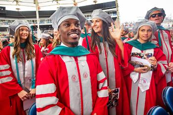DPT graduates at SHU commencement