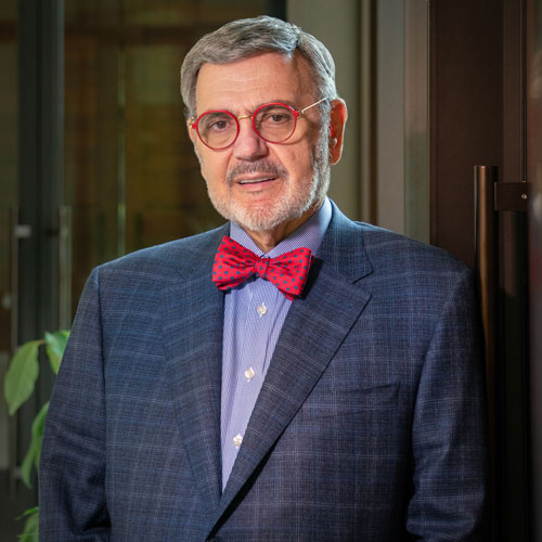 President Petillo smiling